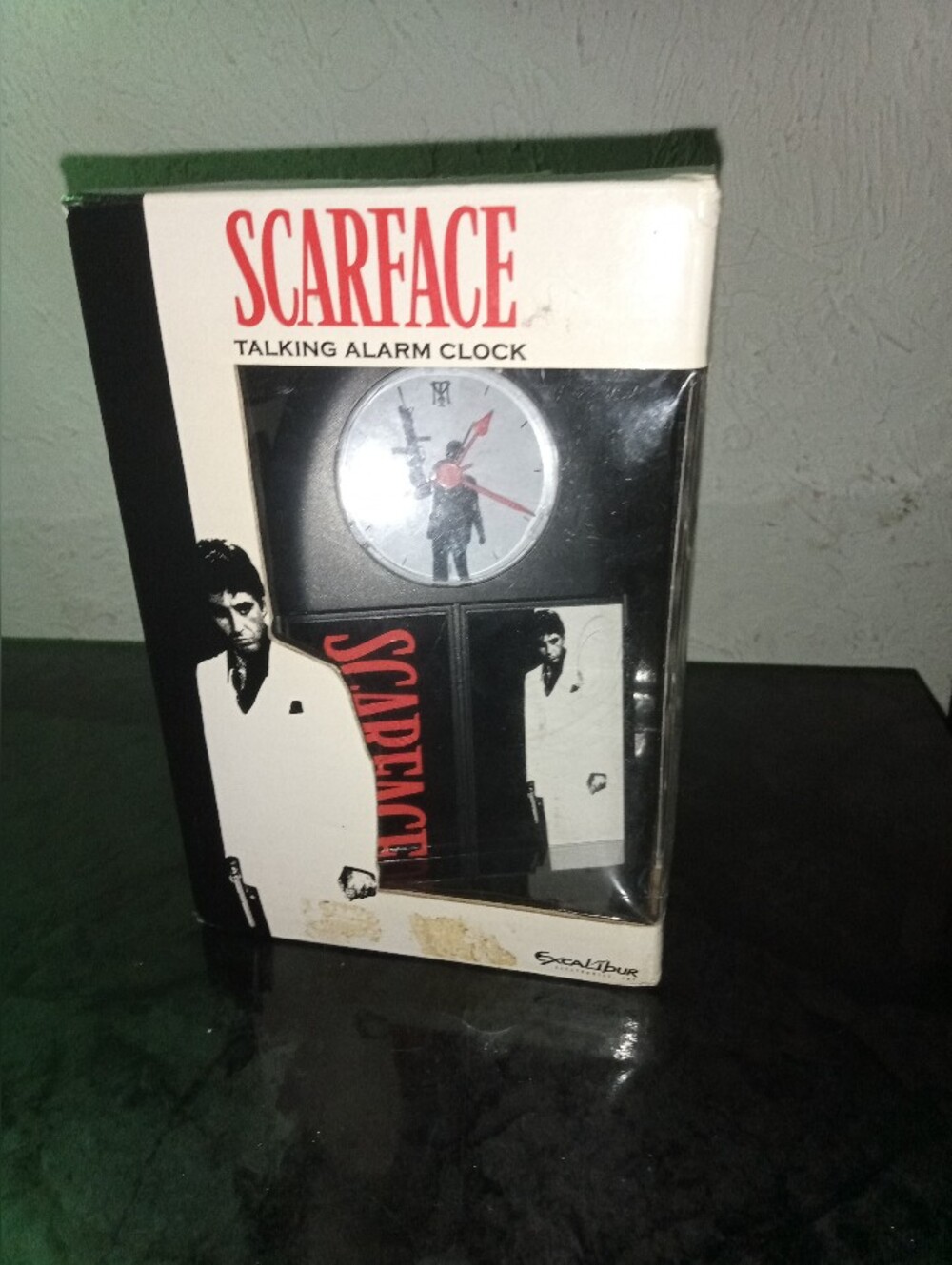 NIB Scarface Talking Alarm Clock Batteries Included